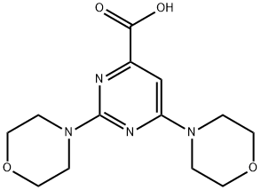2,6-DIMORPHOLIN-4-YLPYRIMIDINE-4-CARBOXYLICACID
