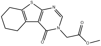 (4-OXO-5,6,7,8-TETRAHYDRO-4H-BENZO[4,5]THIENO[2,3-D]PYRIMIDIN-3-YL)-아세트산메틸에스테르