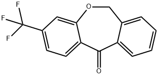 3-三氟甲基-6,11-二氢二苯并[B,E]噁庚英-11-酮 结构式