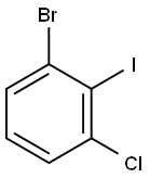 1-ブロモ-3-クロロ-2-ヨードベンゼン 化学構造式