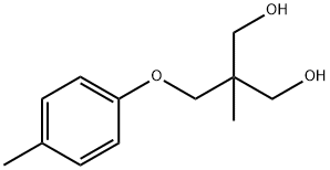 2-Methyl-2-[(p-tolyloxy)methyl]-1,3-propanediol Struktur