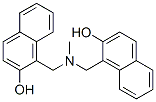 1-[[(2-hydroxynaphthalen-1-yl)methyl-methyl-amino]methyl]naphthalen-2- ol Struktur