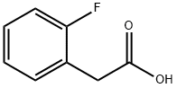 2-Fluorophenylacetic acid Struktur