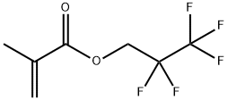 2-メチルプロペン酸2,2,3,3,3-ペンタフルオロプロピル 化学構造式