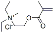 diethylmethyl[2-[(2-methyl-1-oxoallyl)oxy]ethyl]ammonium chloride 结构式