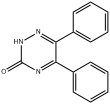 3-HYDROXY-5,6-DIPHENYL-1,2,4-TRIAZINE Struktur