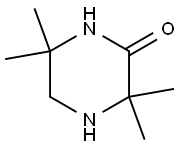 Piperazinone, 3,3,6,6-tetramethyl- (9CI) Structure