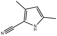 3,5-DIMETHYLPYRROLE-2-CARBONITRILE,4513-92-2,结构式