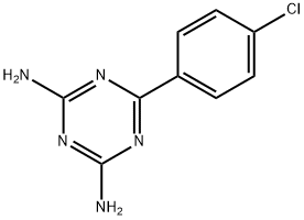 2,4-二氨基-6-(4-氯苯基)-1,3,5-三嗪, 4514-53-8, 结构式