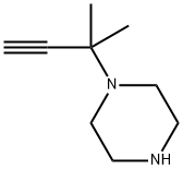 Piperazine, 1-(1,1-dimethyl-2-propynyl)- (9CI) Structure