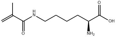 N-METHACRYLOYL-L-LYSINE Structure