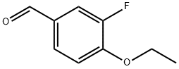 4-乙氧基-3-氟苯甲醛,452-00-6,结构式