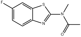 Acetamide, N-(6-fluoro-2-benzothiazolyl)-N-methyl- (9CI) Structure