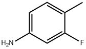 3-フルオロ-4-メチルアニリン 化学構造式