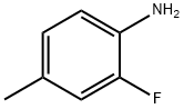 2-氟-4-甲基苯胺 结构式