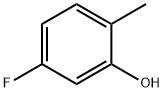 5-氟-2-甲基苯酚,452-85-7,结构式