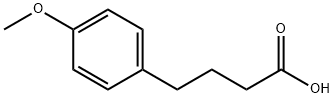 4-(4-メトキシフェニル)酪酸 化学構造式