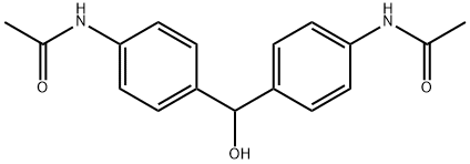 N,N'-diacetyl-4,4'-hydroxymethylenedianiline Structure
