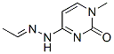 Acetaldehyde, (1,2-dihydro-1-methyl-2-oxo-4-pyrimidinyl)hydrazone (9CI) 结构式