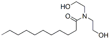 N,N-bis(2-hydroxyethyl)undecanamide Struktur