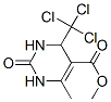 5-Pyrimidinecarboxylicacid,1,2,3,4-tetrahydro-6-methyl-2-oxo-4-(trichloromethyl)-,methylester(9CI),452357-78-7,结构式