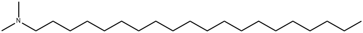 N,N-ジメチル-1-イコサンアミン 化学構造式