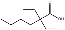 diethylhexanoic acid 化学構造式