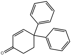 4,4-DIPHENYL-2-CYCLOHEXEN-1-ONE Structure