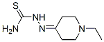 Hydrazinecarbothioamide, 2-(1-ethyl-4-piperidinylidene)- (9CI) 化学構造式