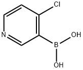 4-氯吡啶-3-硼酸, 452972-10-0, 结构式