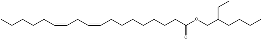 2-ethylhexyl (9Z,12Z)-octadeca-9,12-dienoate Struktur
