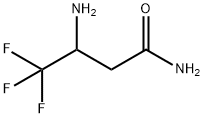 3-氨基-4,4,4-三氟丁酰胺 结构式