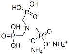 diammonium tetrahydrogen [nitrilotris(methylene)]trisphosphonate Structure