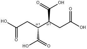 meso-ブタン-1,2,3,4-テトラカルボン酸 化学構造式