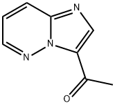 1-Imidazo[1,2-b]pyridazin-3-ylethanone 化学構造式
