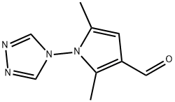 2,5-dimethyl-1-(4H-1,2,4-triazol-4-yl)-1H-pyrrole-3-carbaldehyde(SALTDATA: FREE)|2,5-二甲基-1-(4H-1,2,4-三唑-4-基)-1H-吡咯-3-甲醛