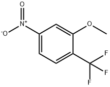 2-Methoxy-4-nitro-1-(trifluoromethyl)benzene Struktur