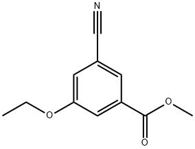 Benzoic acid, 3-cyano-5-ethoxy-, methyl ester (9CI),453565-86-1,结构式