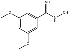 Benzenecarboximidamide,N-hydroxy-3,5-dimethoxy- Structure