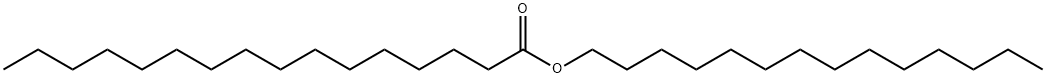 パルミチン酸テトラデシル 化学構造式