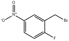 2-(溴甲基)-1-氟-4-硝基苯, 454-15-9, 结构式