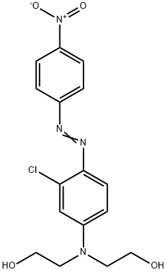 2,2'-[[3-chloro-4-[(4-nitrophenyl)azo]phenyl]imino]bisethanol Structure