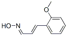 2-Propenal,3-(2-methoxyphenyl)-,oxime(9CI) Structure