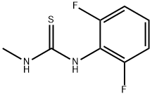N-(2,6-difluorophenyl)-N'-methylthiourea 化学構造式