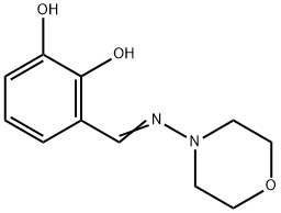 1,2-Benzenediol, 3-[(4-morpholinylimino)methyl]- (9CI),454450-41-0,结构式