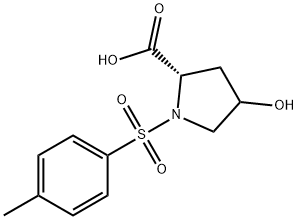 PROLINE, 4-HYDROXY-1-[(4-METHYLPHENYL)SULFONYL]- Structure