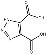 1H-1,2,3-トリアゾール-4,5-ジカルボン酸 化学構造式
