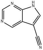 1H-Pyrrolo[2,3-d]pyrimidine-5-carbonitrile (9CI) Struktur
