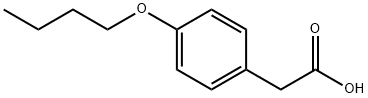 4-丁氧基苯乙酸, 4547-57-3, 结构式