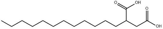 2-ドデシルこはく酸 化学構造式
